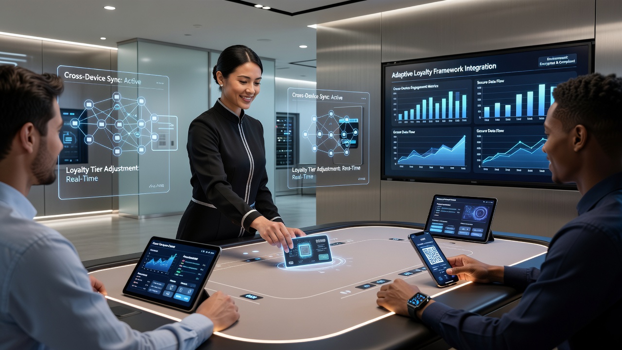Sichere Cross-Device-Tischspielumgebung mit adaptiven Treueelementen